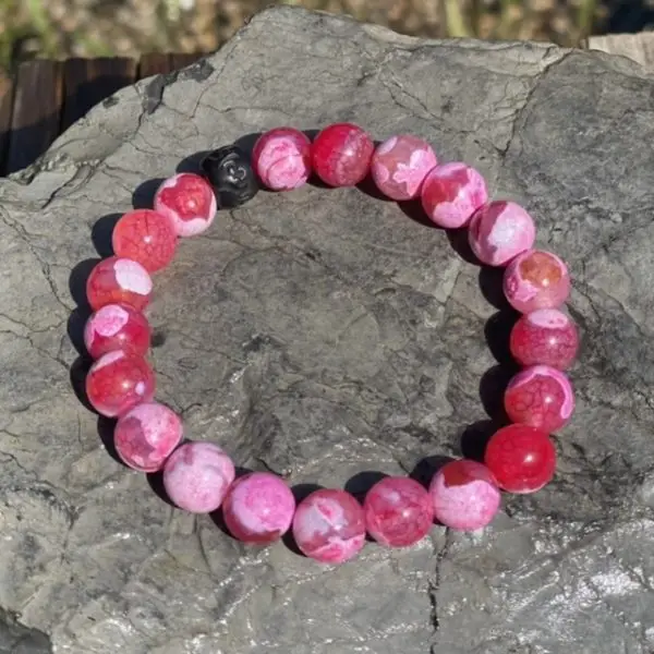 Dames en Heren armbanden Sensation 10 mm Roze