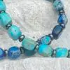 Armband kralen blauw/turqouise