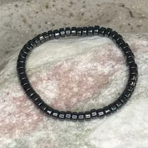 Armband 6mm hematiet