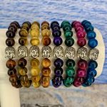 Armband Buddha 8mm Aaaaa kwaliteit tijgeroog