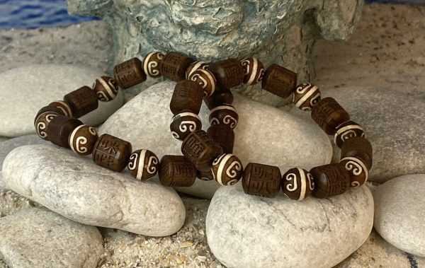 Armbanden voor dames en heren. Tibetaans Boeddistisch Custom Made