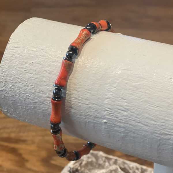 Armband Beads of Joy Bamboe Oranje