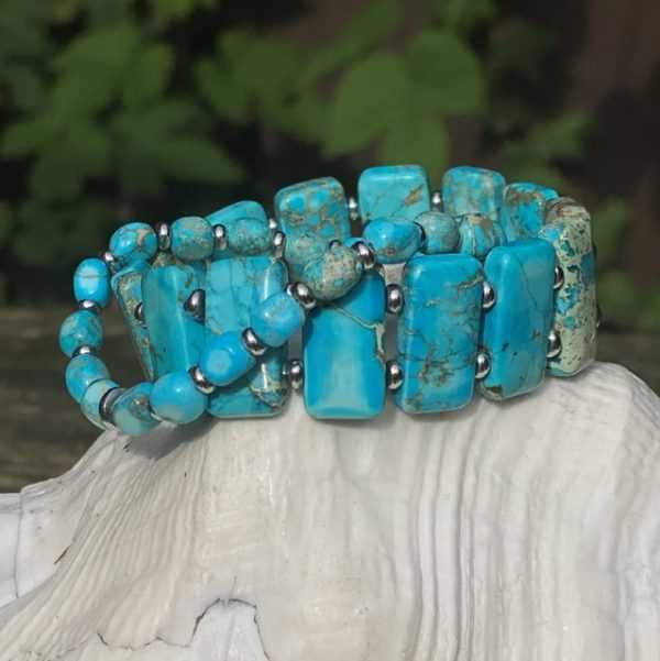 Armbandset Dress to Impress met the Beads of Happiness Turquoise