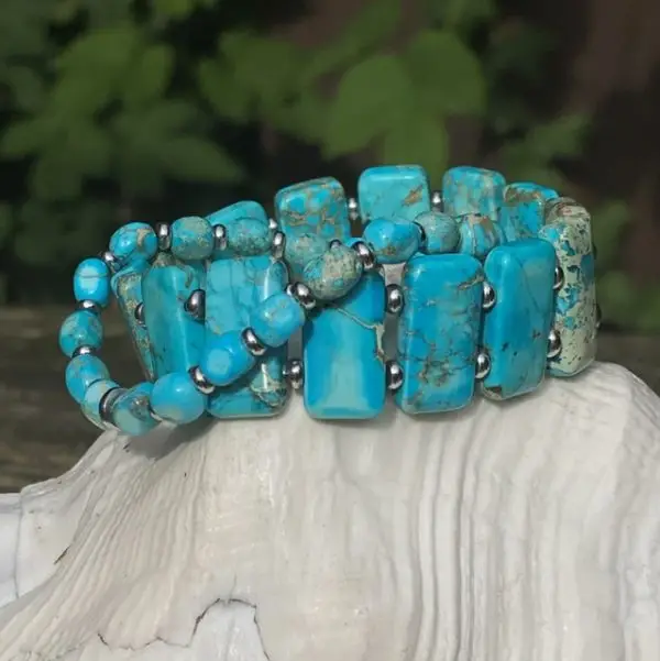 Armbandset Dress to Impress met the Beads of Happiness Turquoise