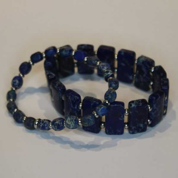 Armbandset Dress to Impress met the Beads of Happiness donker Blauw