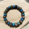 Turquoise Jasper armband met gefacetteerde rondelles